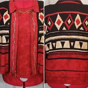 Nancy Bolen City Girl Blouse & Jacket SET